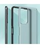 Xiaomi Redmi Note 11 / 11S Hoesje Armor Back Cover Transparant Zwart