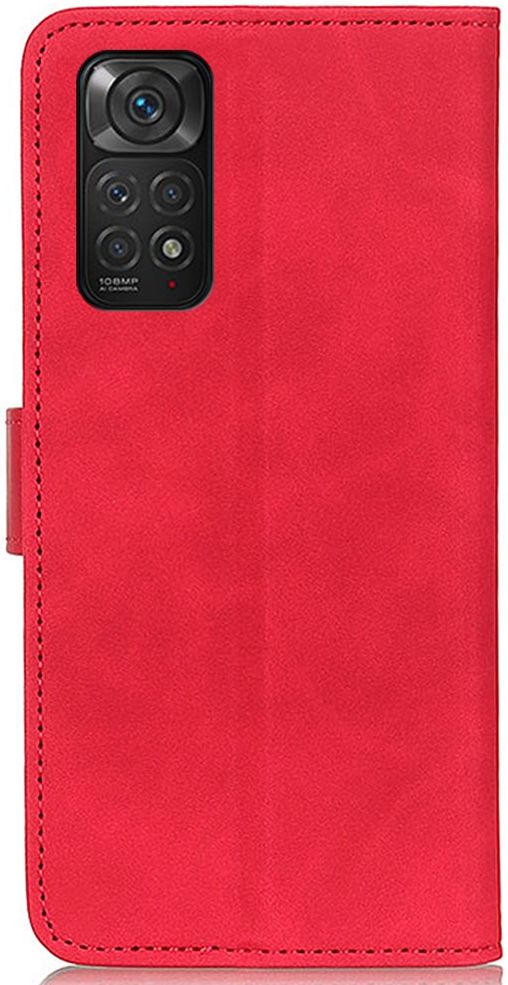 KHAZNEH Xiaomi Redmi Note 11 / 11S Hoesje Retro Wallet Book Case Rood afbeelding 5