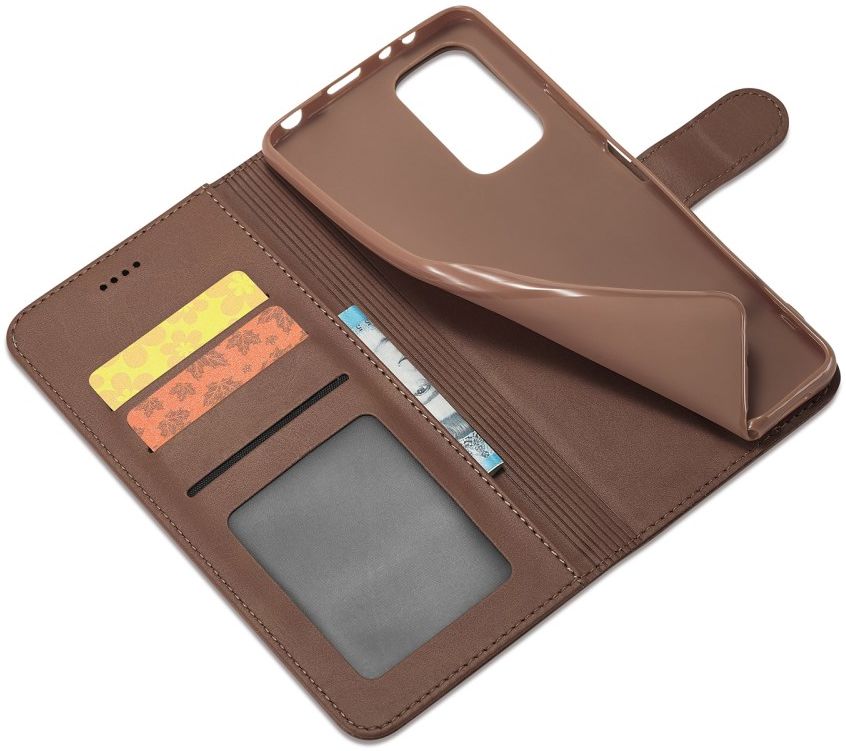 LC.IMEEKE Xiaomi Redmi Note 11 / 11S Hoesje Portemonnee Bruin afbeelding 8