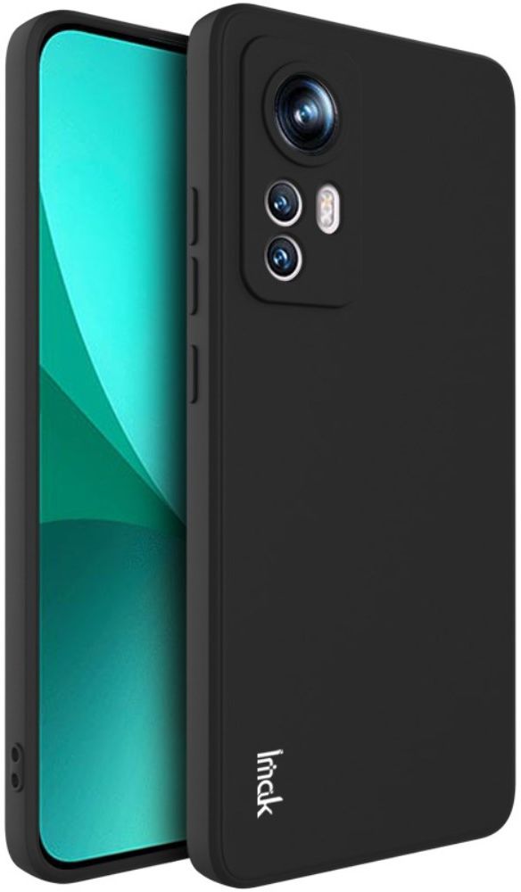 IMAK UC-4 Xiaomi 12 / 12X Hoesje Flexibel TPU Back Cover Zwart afbeelding 1