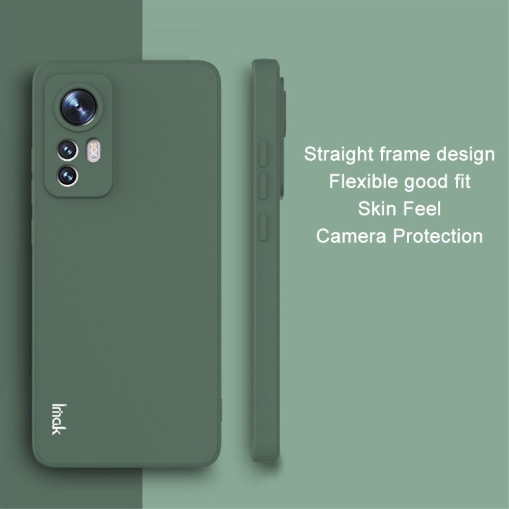 IMAK UC-4 Xiaomi 12 / 12X Hoesje Flexibel TPU Back Cover Groen afbeelding 2