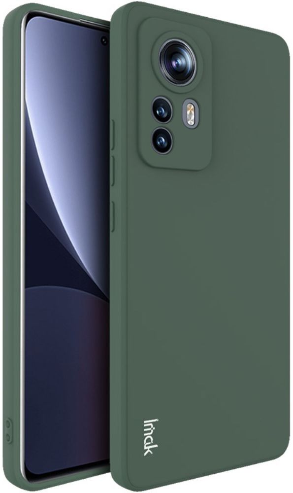 IMAK UC-4 Xiaomi 12 Pro Hoesje Flexibel TPU Back Cover Groen afbeelding 1