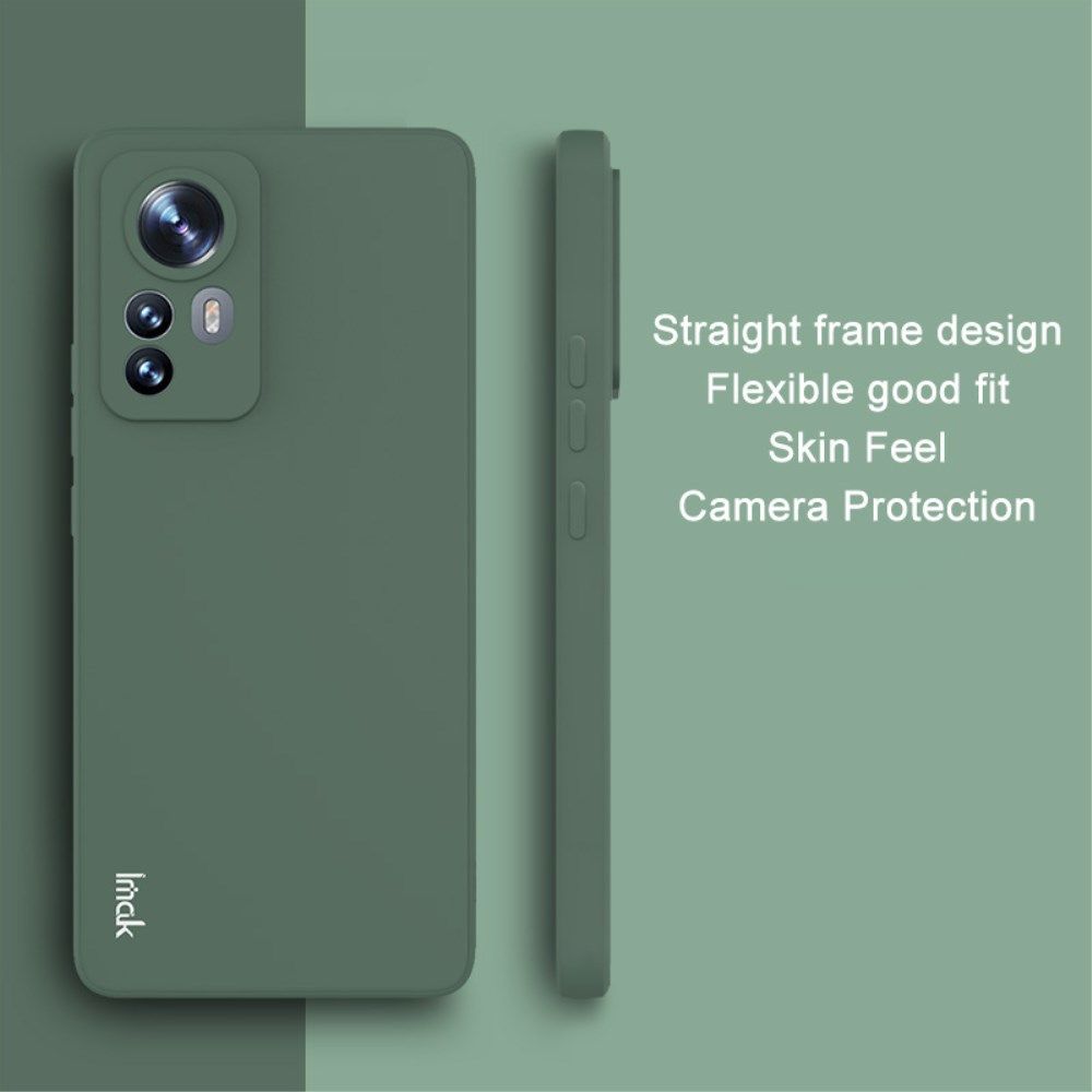 IMAK UC-4 Xiaomi 12 Pro Hoesje Flexibel TPU Back Cover Groen afbeelding 3