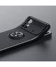 Xiaomi Poco X4 Pro Hoesje met Magnetische Kickstand Ring Blauw