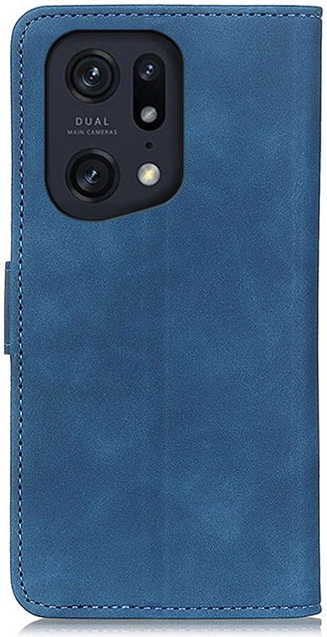 KHAZNEH Oppo Find X5 Pro Hoesje Portemonnee Book Case Blauw afbeelding 4