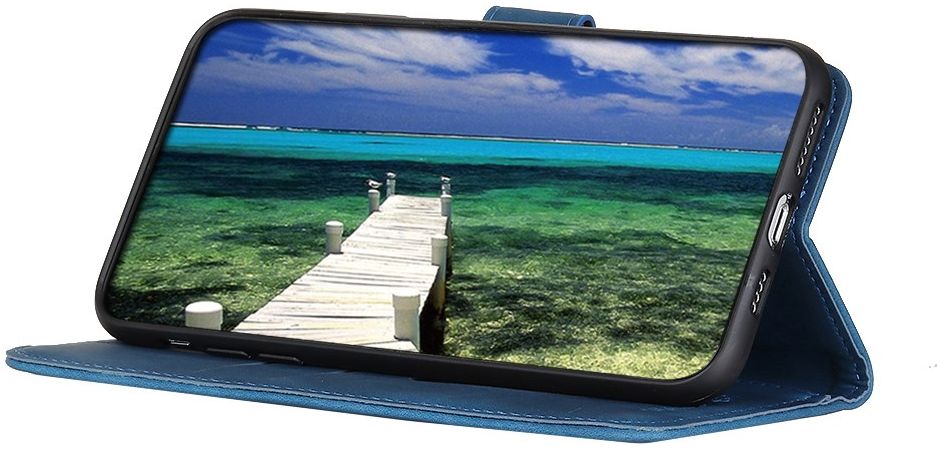 KHAZNEH Oppo Find X5 Pro Hoesje Portemonnee Book Case Blauw afbeelding 7