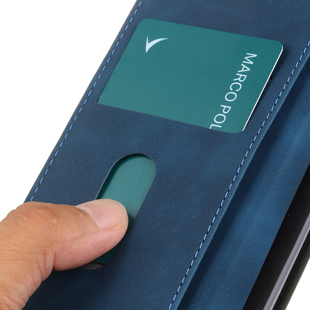 KHAZNEH Oppo Find X5 Pro Hoesje Portemonnee Book Case Blauw afbeelding 9