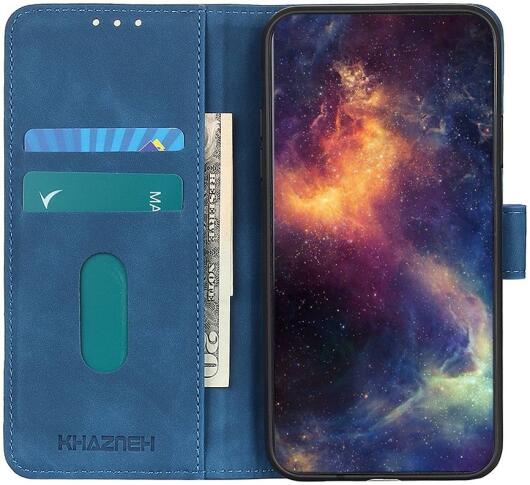 KHAZNEH Oppo Find X5 Pro Hoesje Portemonnee Book Case Blauw afbeelding 1