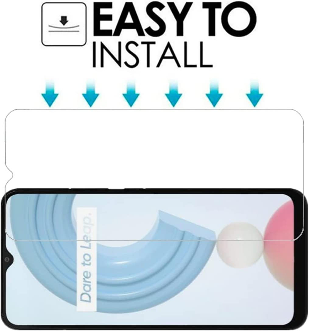 Realme C21Y Screen Protector 0.3mm Arc Edge Tempered Glass afbeelding 4