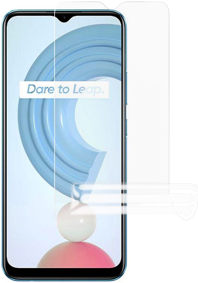 Realme C21Y Screen Protector Display Folie Volledig Dekkend afbeelding 1