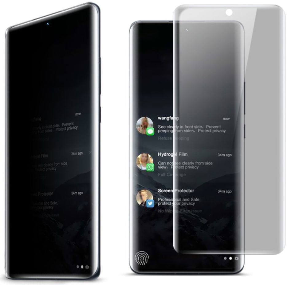 Imak Xiaomi 12 Pro Screen Protector Privacy Display Folie TPU afbeelding 1