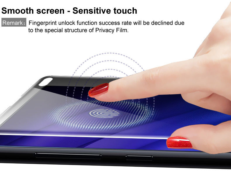 Imak Xiaomi 12 Pro Screen Protector Privacy Display Folie TPU afbeelding 5