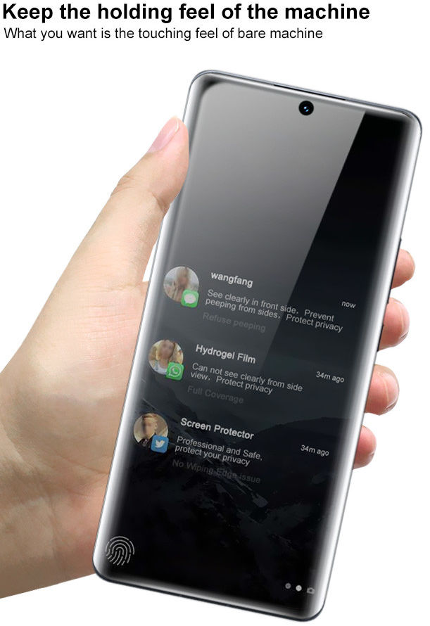 Imak Xiaomi 12 Pro Screen Protector Privacy Display Folie TPU afbeelding 6