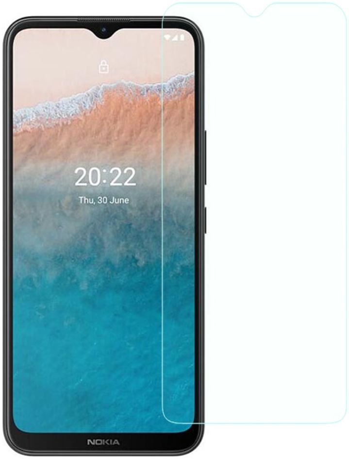 Nokia C21 Plus Screen Protector 0.3mm Arc Edge Tempered Glass afbeelding 1
