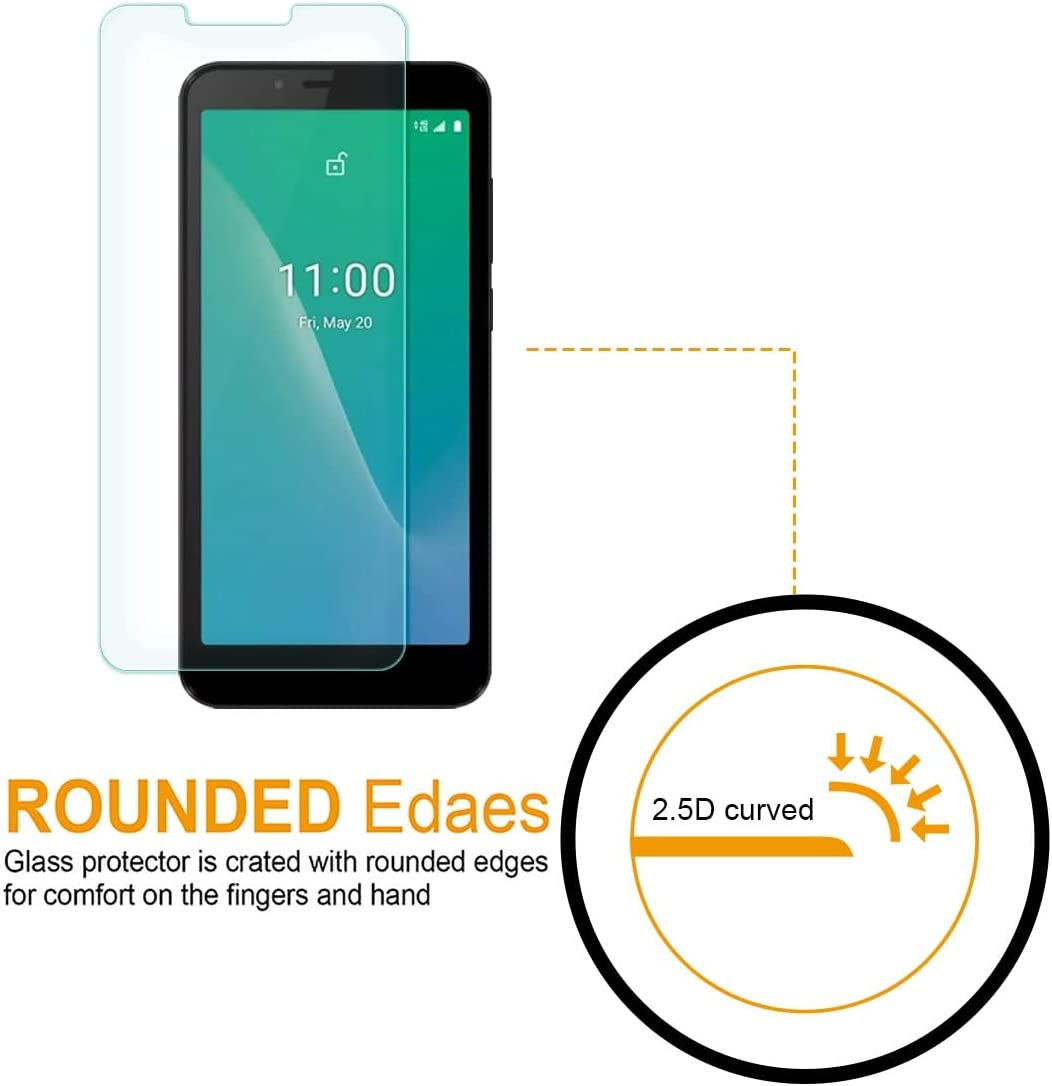 Nokia C21 Plus Screen Protector 0.3mm Arc Edge Tempered Glass afbeelding 4