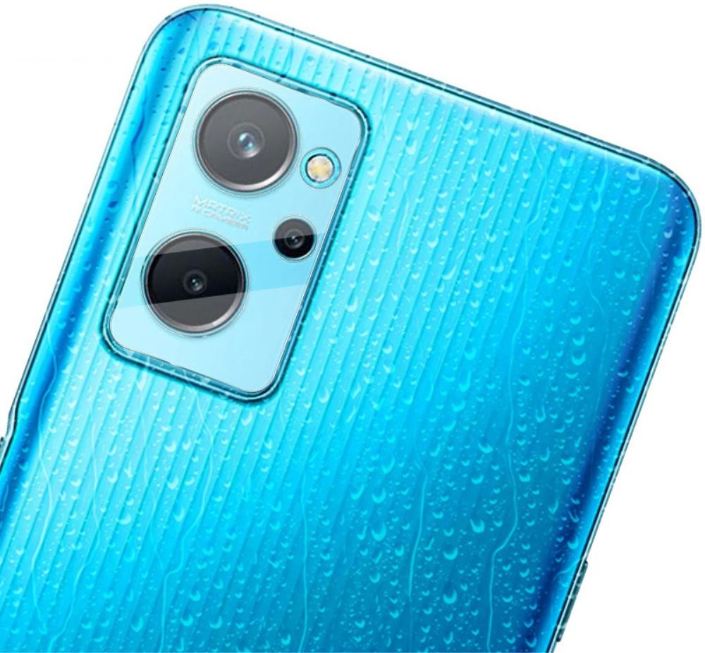 Imak Realme 9i Camera Lens Protector Tempered Glass + Lens Cap Clear afbeelding 8