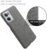OnePlus Nord CE 2 Hoesje met Stoffen Afwerking Grijs afbeelding 3