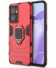 OnePlus Nord CE 2 Hoesje Shock Proof Back Cover met Kickstand Rood