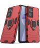 OnePlus Nord CE 2 Hoesje Shock Proof Back Cover met Kickstand Rood
