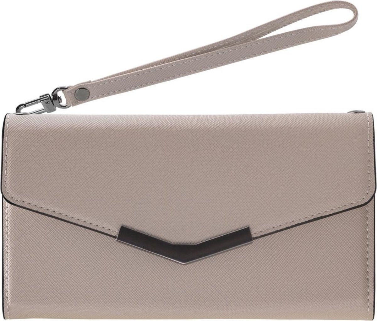 Mobilize Velvet Clutch Apple iPhone 11 / XR Hoesje Beige Snake afbeelding 4