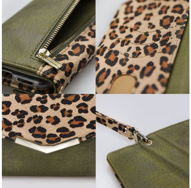 Mobilize Velvet Clutch Samsung Galaxy A53 Hoesje Green Leopard afbeelding 5