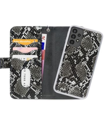 Mobilize Gelly Wallet Zipper Samsung Galaxy A13 4G Hoesje Black Snake Hoesjes