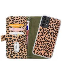 Mobilize Gelly Wallet Zipper Samsung Galaxy A13 Hoesje Olive Leopard