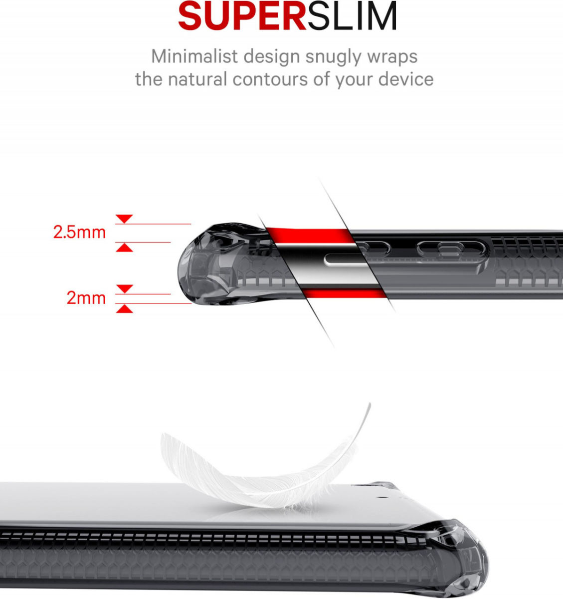 ITSKINS Spectrum Frost Apple iPad Pro 12.9 Hoes Back Cover Zwart afbeelding 3