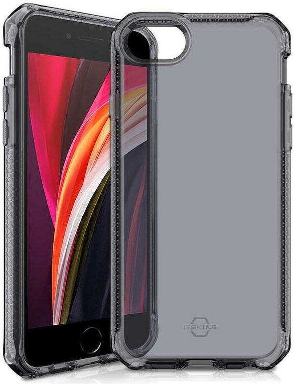 ITSKINS Spectrum Clear Apple iPhone SE (2022/2022) / 8 Hoesje Zwart afbeelding 1