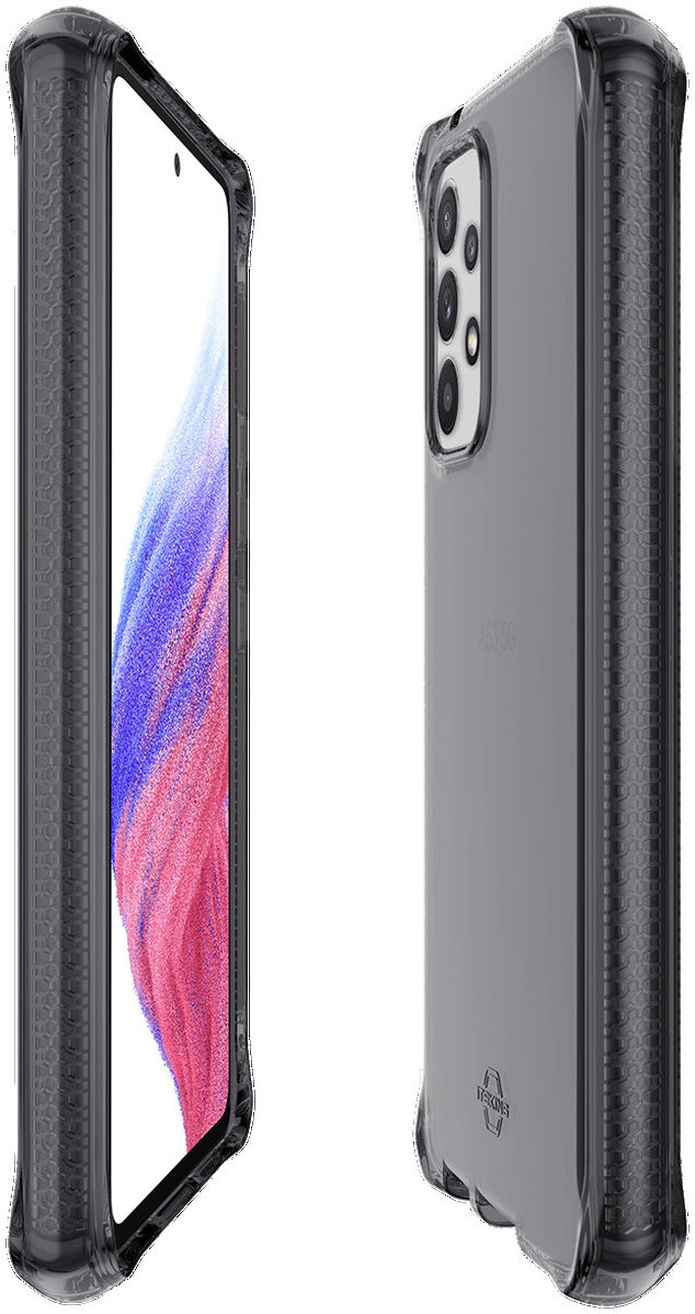 ITSKINS Spectrum Clear Samsung Galaxy A53 Hoesje Zwart afbeelding 2