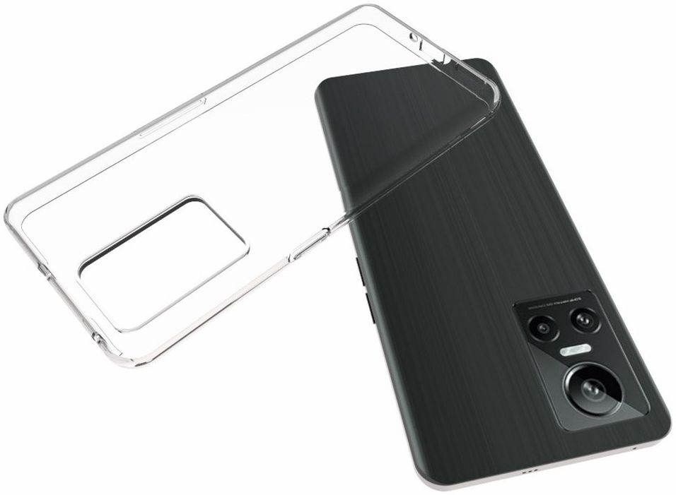 Realme GT Neo 3 Hoesje Dun TPU Back Cover Transparant afbeelding 3