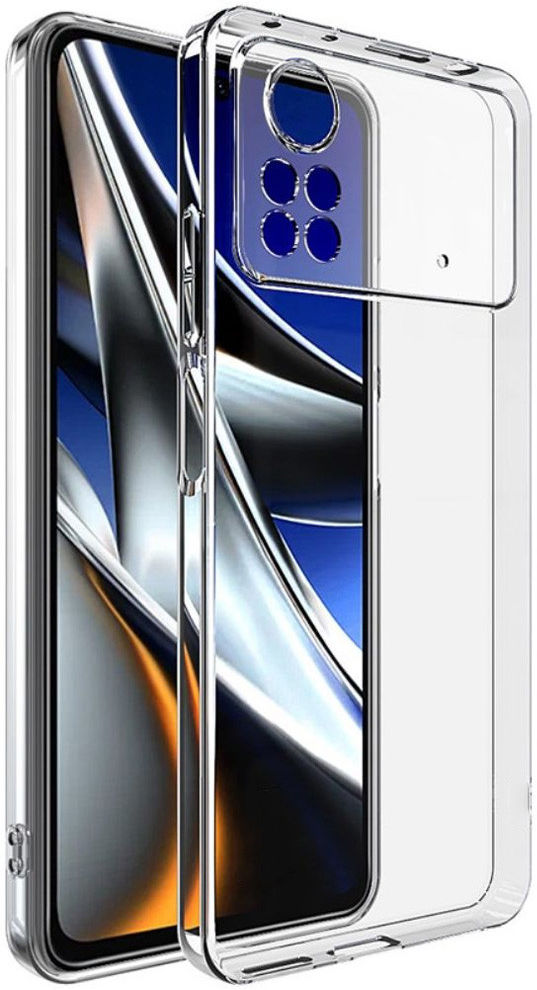 Xiaomi Poco X4 Pro Hoesje Dun TPU Back Cover Transparant afbeelding 1