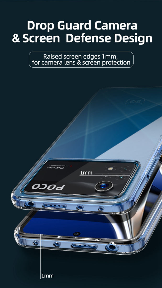 Xiaomi Poco X4 Pro Hoesje Dun TPU Back Cover Transparant afbeelding 4