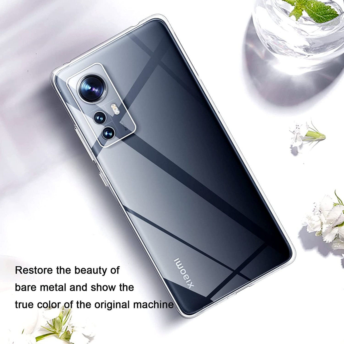 Xiaomi 12 / 12X Hoesje Dun TPU Back Cover Transparant afbeelding 4