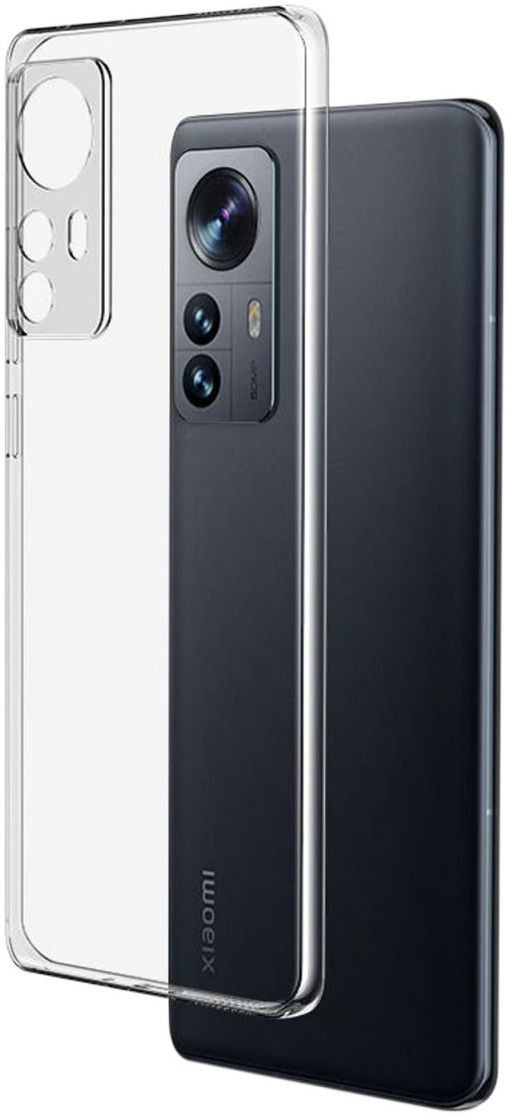 Xiaomi 12 Pro Hoesje Dun TPU Back Cover Transparant afbeelding 1