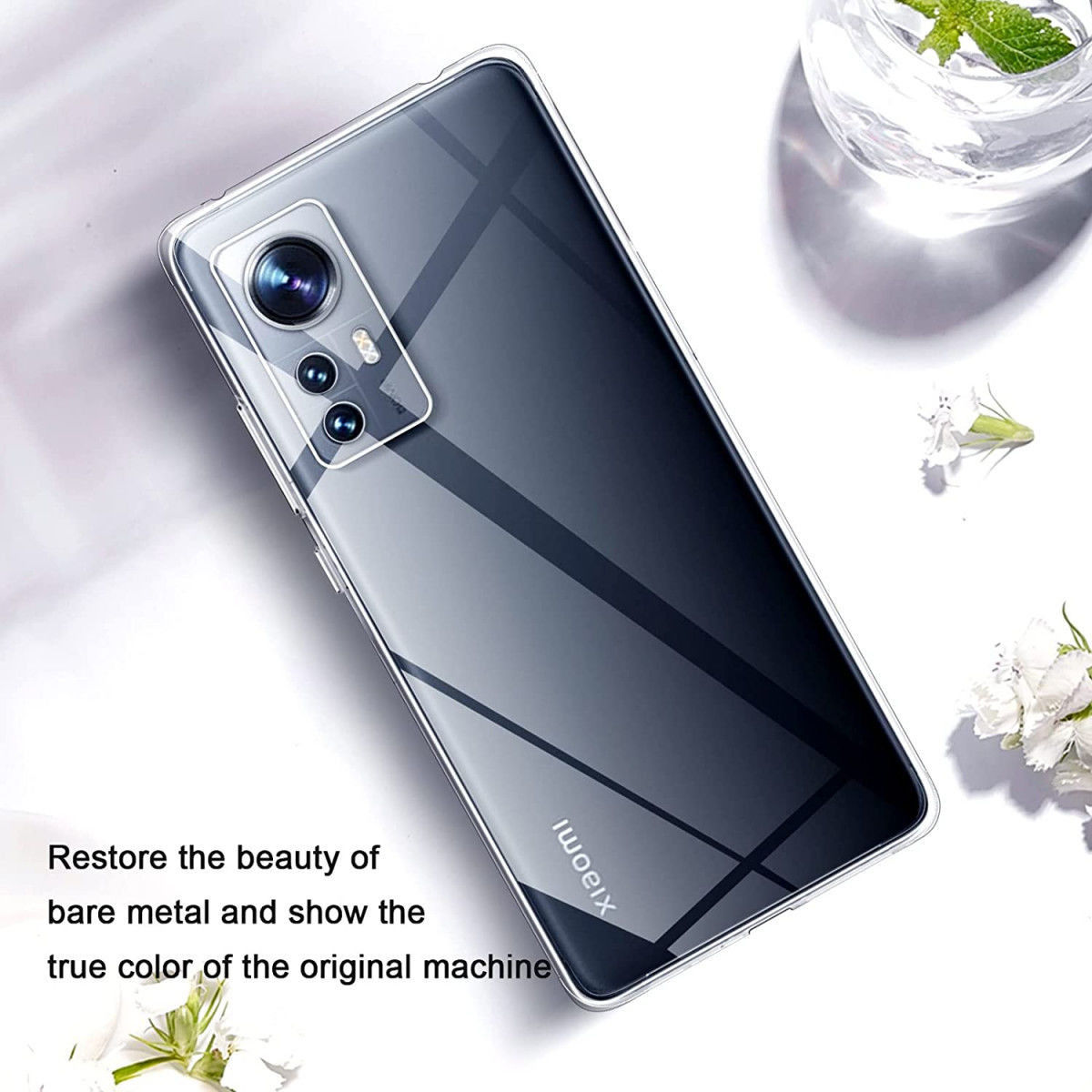 Xiaomi 12 Pro Hoesje Dun TPU Back Cover Transparant afbeelding 4