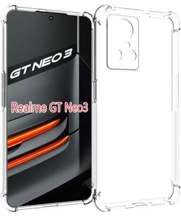 Realme GT Neo 3 Hoesje Schokbestendig en Dun TPU Transparant Hoesjes