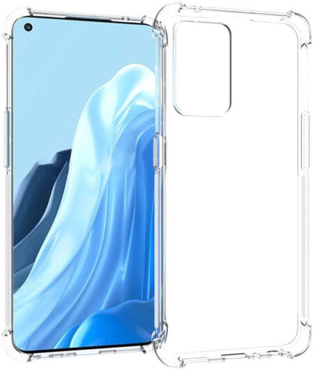 Oppo Find X5 Lite Hoesje Schokbestendig en Dun TPU Transparant afbeelding 1