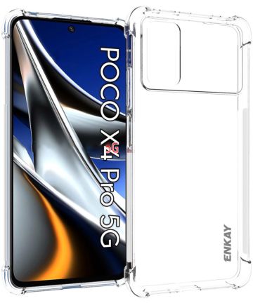 Xiaomi Poco X4 Pro Hoesje Schokbestendig en Dun TPU Transparant Hoesjes