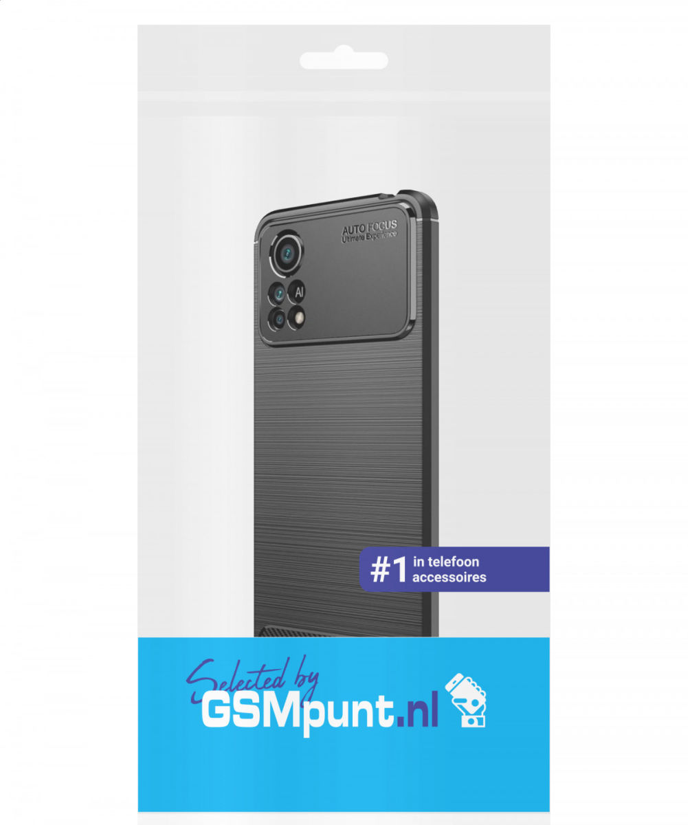 Xiaomi Poco X4 Pro Hoesje Geborsteld TPU Flexibele Back Cover Zwart afbeelding 12