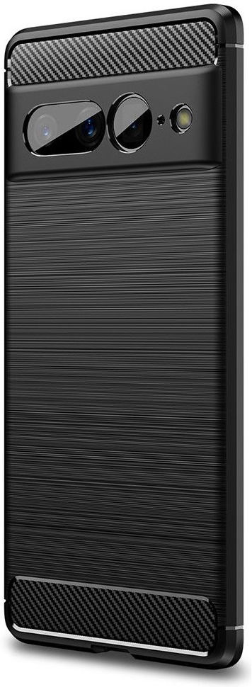 Google Pixel 7 Pro Hoesje Geborsteld TPU Back Cover Zwart afbeelding 10