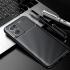 Oppo Find X5 Lite Hoesje Siliconen Carbon TPU Back Cover Zwart afbeelding 4