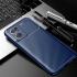 Oppo Find X5 Lite Hoesje Siliconen Carbon TPU Back Cover Blauw afbeelding 4