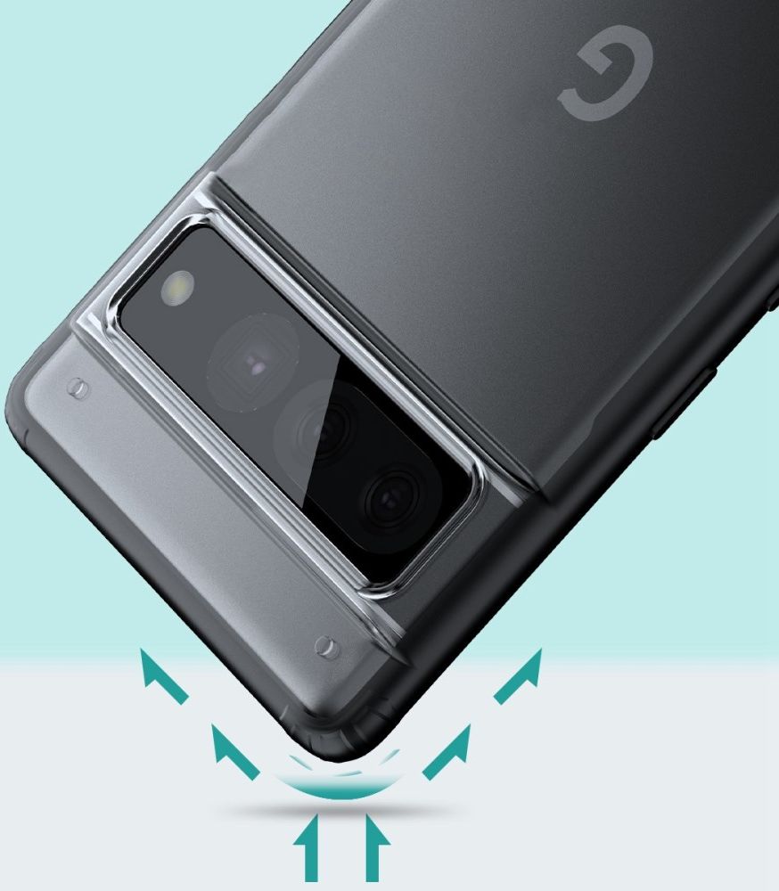 Google Pixel 7 Pro Hoesje Armor Back Cover Transparant afbeelding 7
