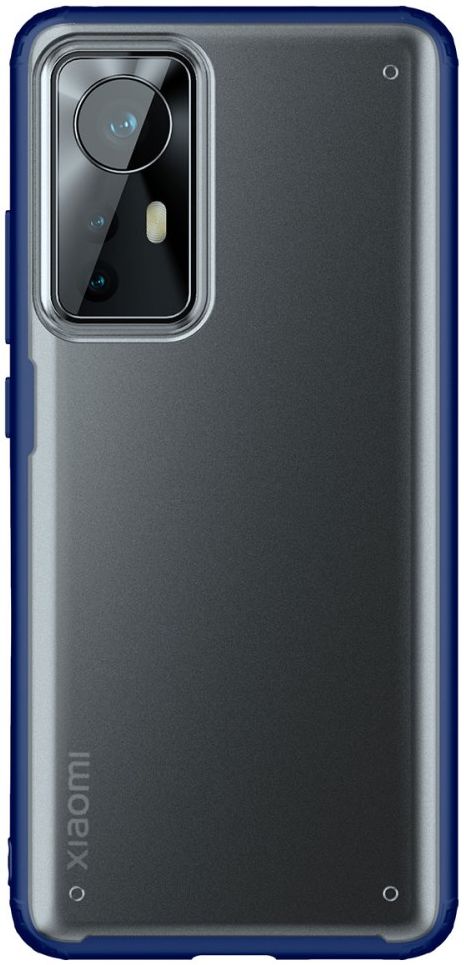 Xiaomi 12 / 12X Hoesje Armor Back Cover Transparant Blauw afbeelding 2