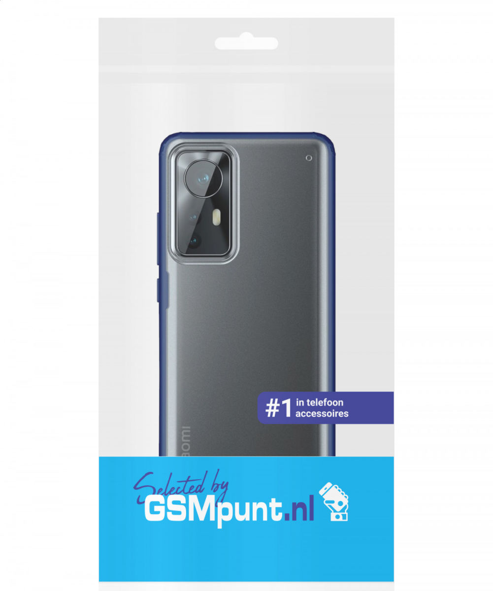 Xiaomi 12 / 12X Hoesje Armor Back Cover Transparant Blauw afbeelding 9