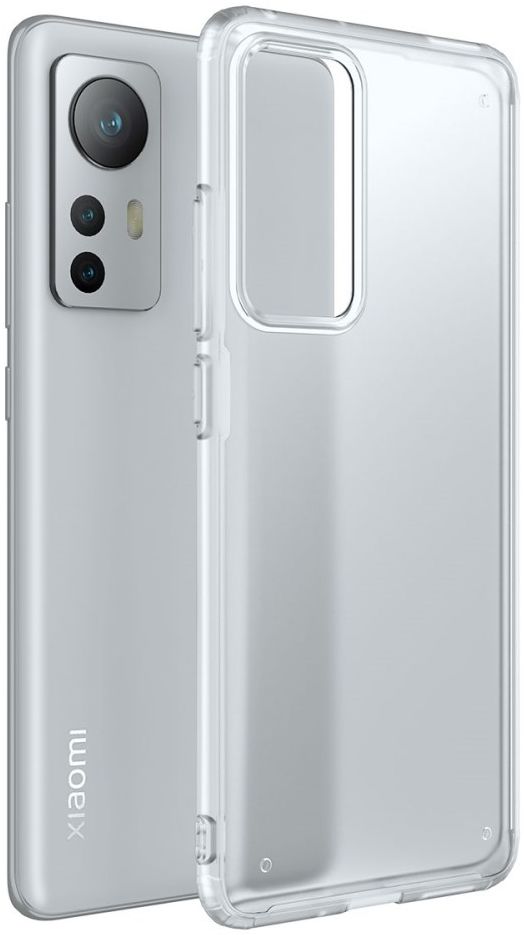 Xiaomi 12 / 12X Hoesje Armor Back Cover Transparant afbeelding 1