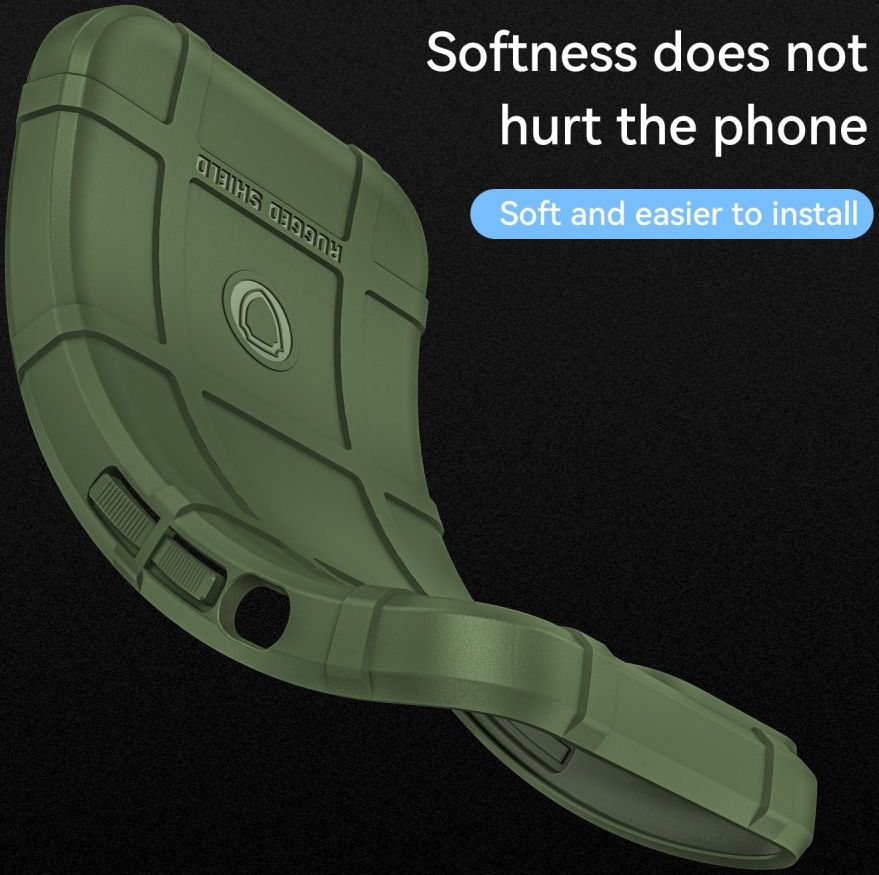 Xiaomi 12 Pro Hoesje Shock Proof Rugged Shield Back Cover Groen afbeelding 5