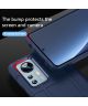 Xiaomi 12 Pro Hoesje Shock Proof Rugged Shield Back Cover Blauw