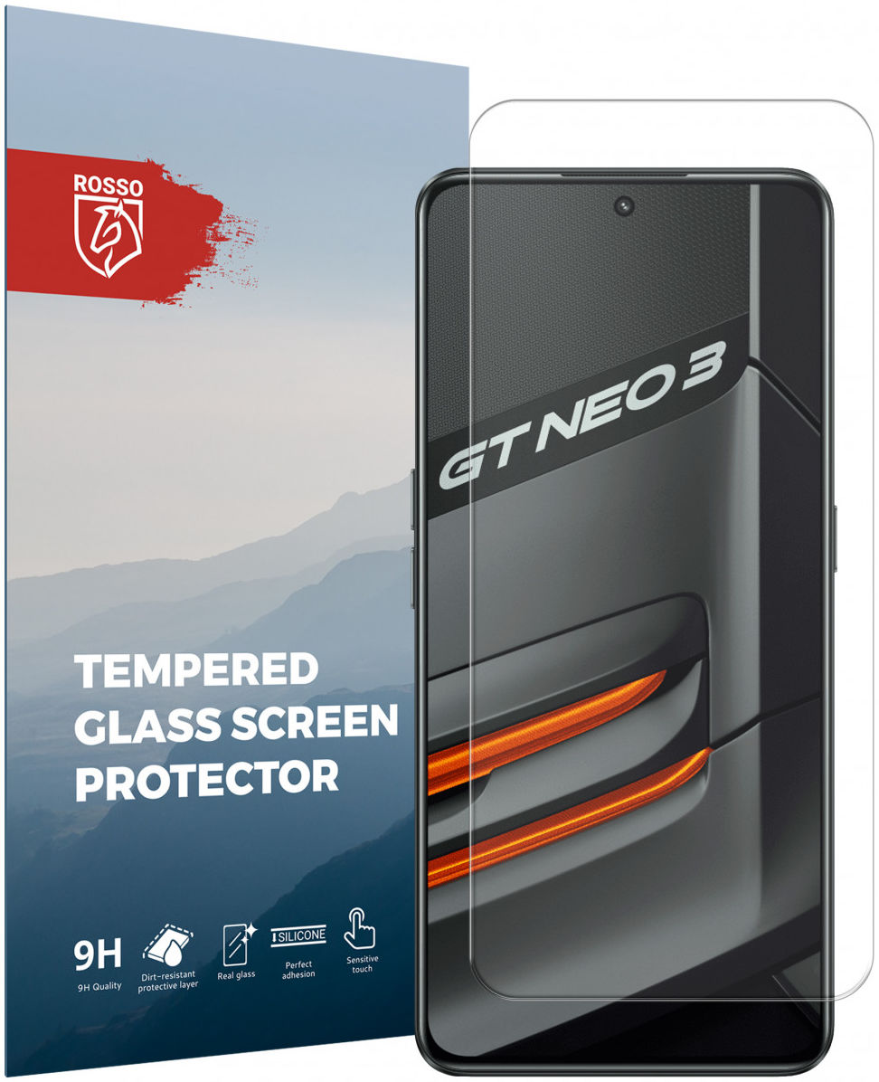 Rosso Realme GT Neo 3 9H Tempered Glass Screen Protector afbeelding 1